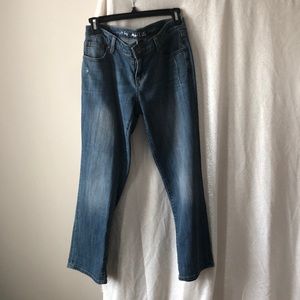 Straight leg jeans